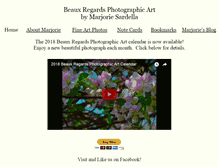 Tablet Screenshot of beaux-regards.com